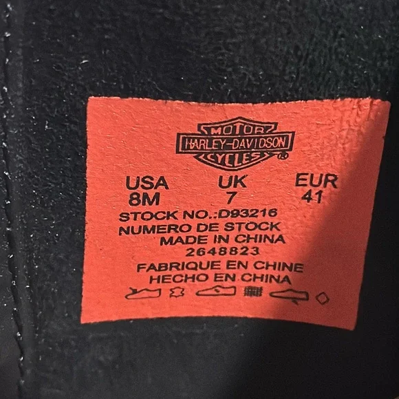Harley-Davidson Men's Darren D93216 motorcycle boots. - Picture 10 of 16